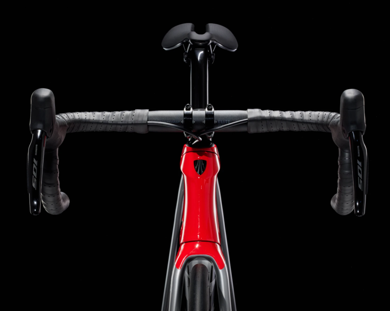 Trek Emonda SL 6 Pro Road Bike in Quicksilver/Radioactive Red-7